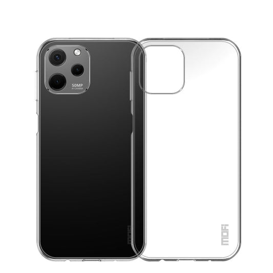 Pour Huawei Nova Y61 Étui de téléphone en TPU ultra-fin de la série MOFI Ming (Transparent)