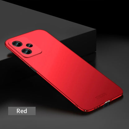 For Xiaomi Redmi Note 12 China MOFI Micro Frosted PC Ultra-thin Hard Case(Red)