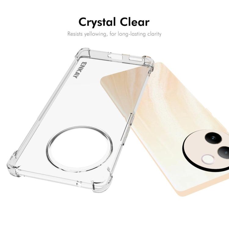 For vivo V30e 5G ENKAY Hat-Prince Transparent TPU Shockproof Phone Case