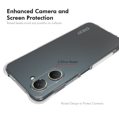 For vivo Y28s 5G Global ENKAY Hat-Prince Transparent TPU Shockproof Phone Case