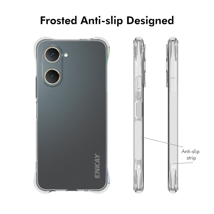 For vivo Y28s 5G Global ENKAY Hat-Prince Transparent TPU Shockproof Phone Case