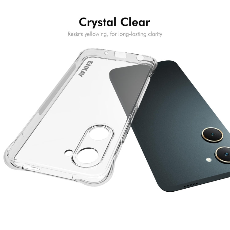 For vivo Y28s 5G Global ENKAY Hat-Prince Transparent TPU Shockproof Phone Case