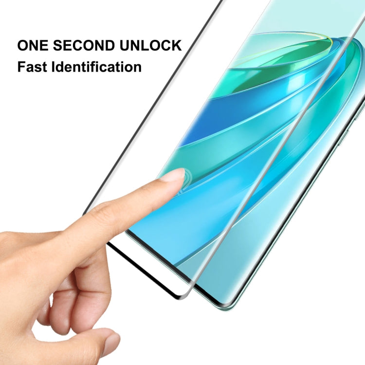 For Honor X9A / Magic5 Lite ENKAY 0.26mm 3D Hot Bending Tempered Glass Full Film with Lens Film
