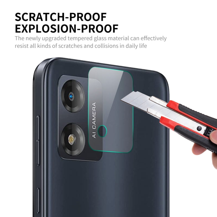 For Motorola Moto E13 2pcs ENKAY Hat-Prince 9H Rear Camera Lens Tempered Glass Film