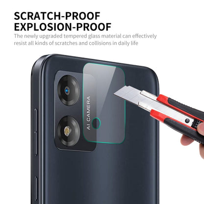 For Motorola Moto E13 2pcs ENKAY Hat-Prince 9H Rear Camera Lens Tempered Glass Film