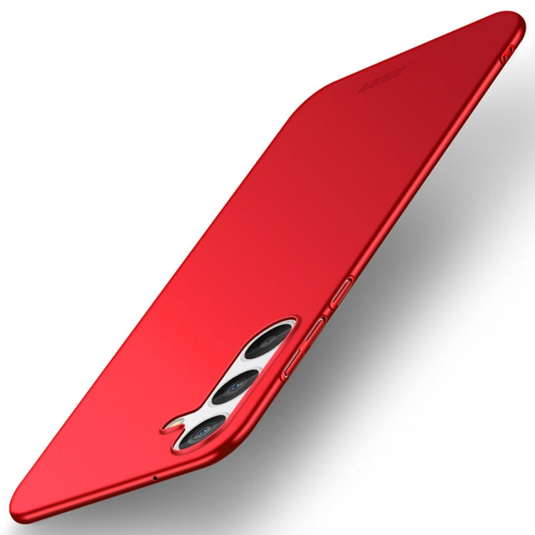 Pour Samsung Galaxy A34 5G MOFI Coque de téléphone rigide ultra-fine en PC dépoli (rouge)