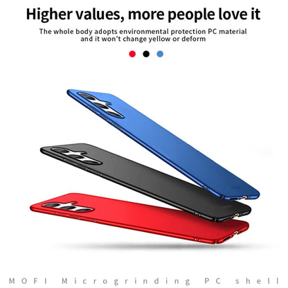 Pour Samsung Galaxy A34 5G MOFI Coque de téléphone rigide ultra-fine en PC dépoli (rouge)