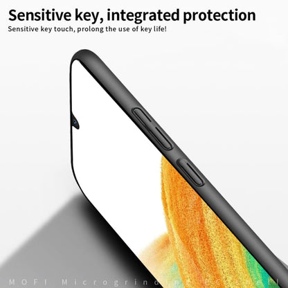 Pour Samsung Galaxy A34 5G MOFI Coque de téléphone rigide ultra-fine en PC dépoli (rouge)