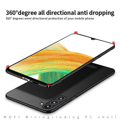 Pour Samsung Galaxy A34 5G MOFI Coque de téléphone rigide ultra-fine en PC dépoli (rouge)