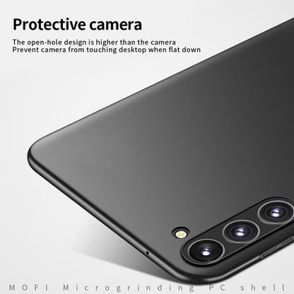 For Galaxy A55 5G MOFI Frosted PC Ultra-thin Hard Phone Case(Black)