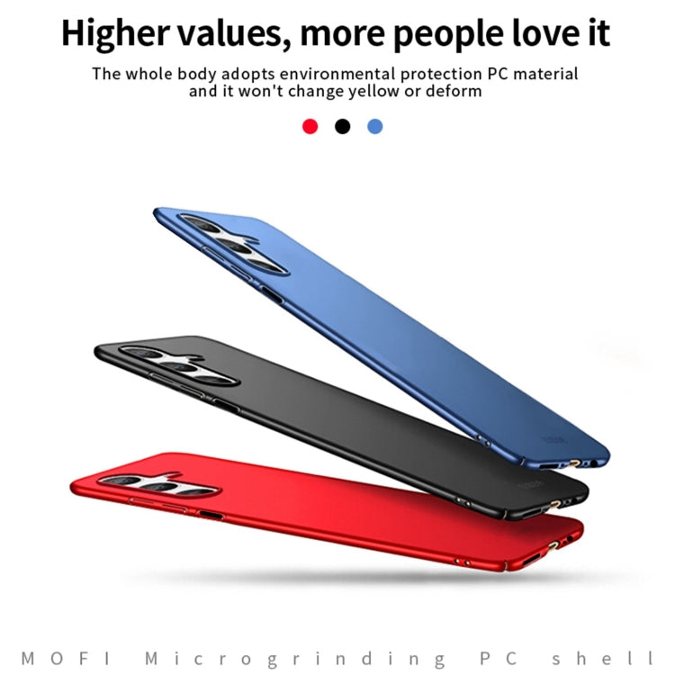 For Samsung Galaxy A25 5G MOFI Frosted PC Ultra-thin Hard Phone Case(Red)