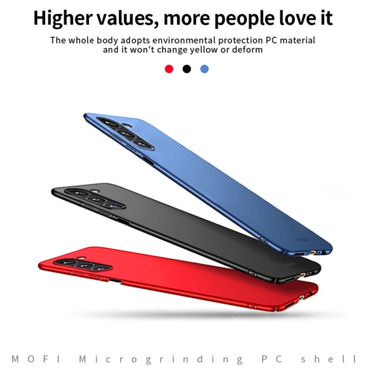 For Galaxy A15 5G MOFI Frosted PC Ultra-thin Hard Phone Case(Black)