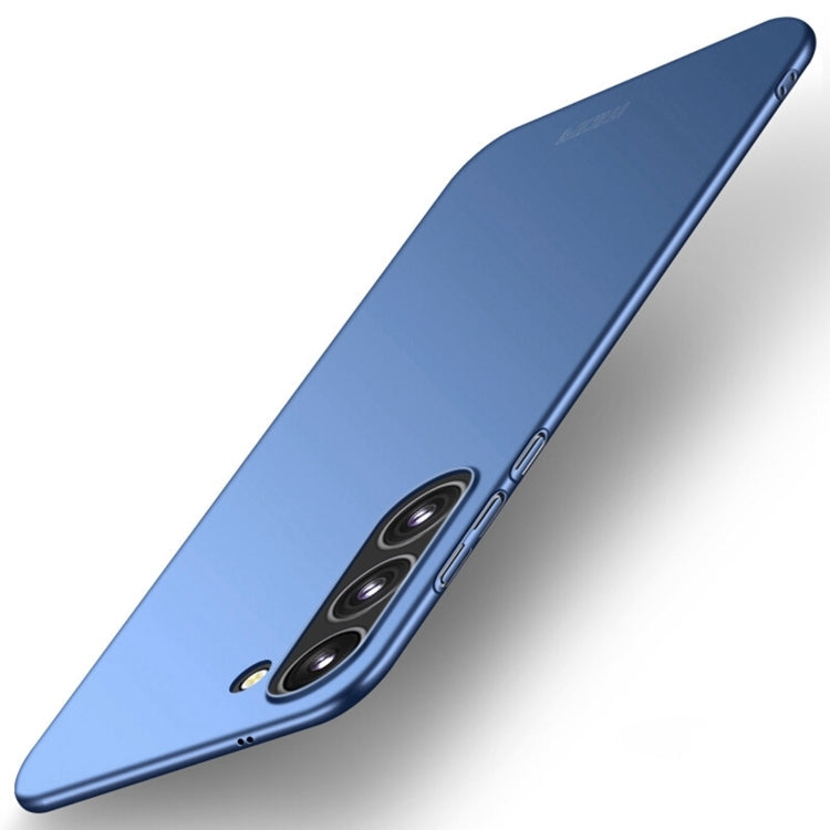 Pour Samsung Galaxy S24 FE 5G Coque de téléphone rigide ultra-fine MOFI Frosted PC (Bleu)