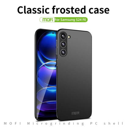 For Galaxy S24 FE 5G MOFI Frosted PC Ultra-thin Hard Phone Case(Red)