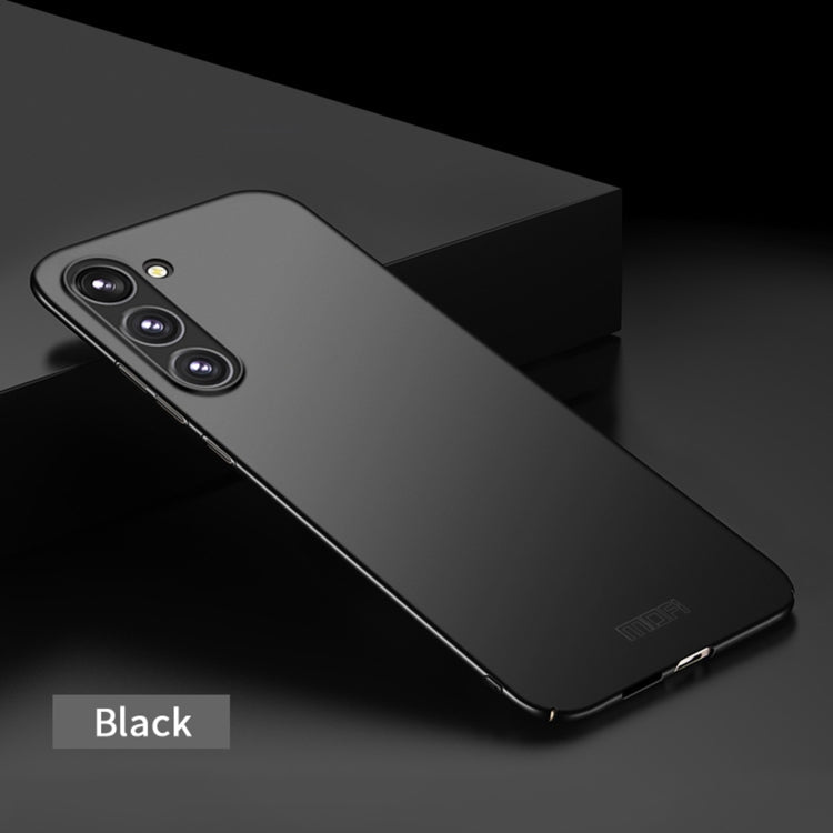 For Galaxy S25 5G MOFI Frosted PC Ultra-thin Hard Phone Case(Black)