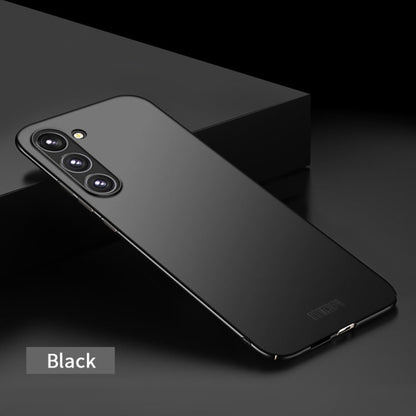 For Galaxy S25 5G MOFI Frosted PC Ultra-thin Hard Phone Case(Black)