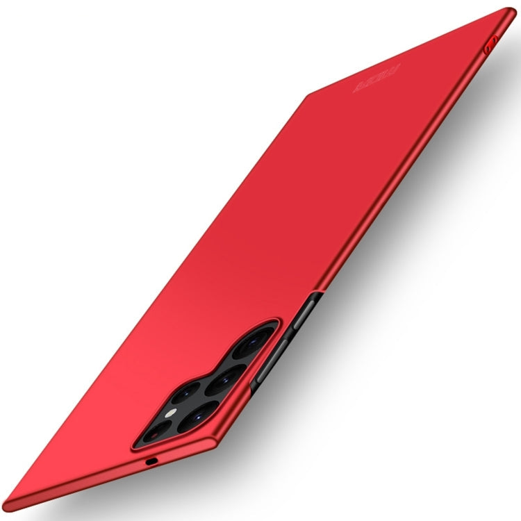 For Galaxy S25 Ultra 5G MOFI Frosted PC Ultra-thin Hard Phone Case(Red)