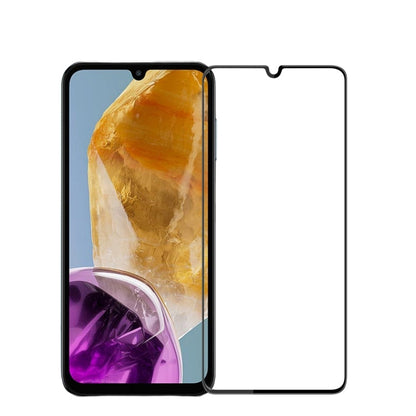 For Samsung Galaxy M15 / F15 MOFI 9H 3D Explosion-proof Curved Screen Tempered Glass Film(Black)