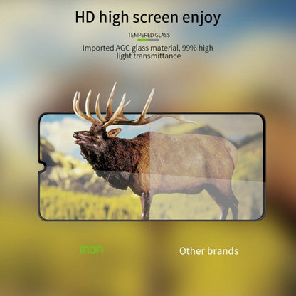 For Samsung Galaxy M15 / F15 MOFI 9H 3D Explosion-proof Curved Screen Tempered Glass Film(Black)