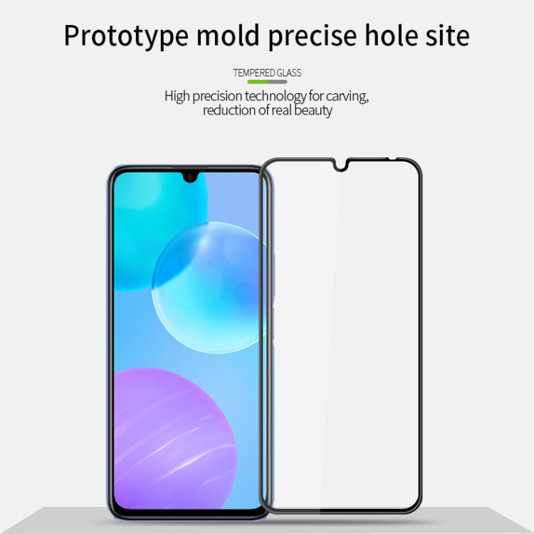 For Samsung Galaxy A05s MOFI 9H 3D Explosion-proof Curved Screen Tempered Glass Film(Black)