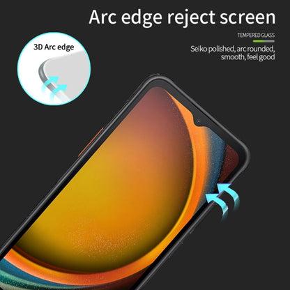 For Samsung Galaxy Xcover 7 MOFI 9H 3D Explosion-proof Curved Screen Tempered Glass Film(Black)