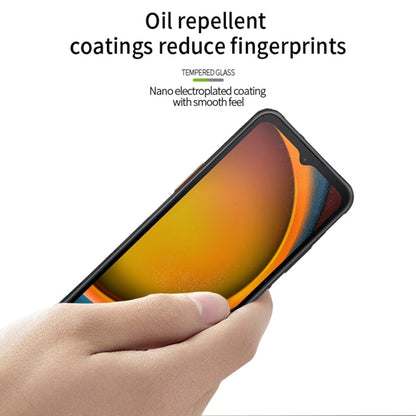 For Samsung Galaxy Xcover 7 MOFI 9H 3D Explosion-proof Curved Screen Tempered Glass Film(Black)