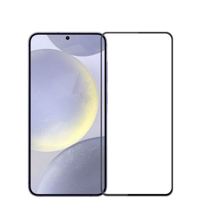 Pour Samsung Galaxy S25 5G MOFI Film de protection d'écran incurvé en verre trempé anti-explosion 9H 3D (noir)
