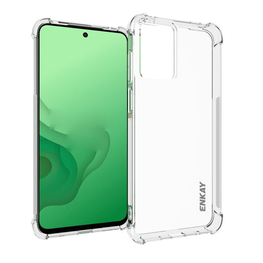 Pour Motorola Moto G Play 4G 2024 ENKAY Hat-Prince Coque de téléphone antichoc transparente en TPU