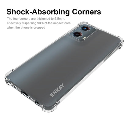 Pour Motorola Moto G Stylus 5G 2024 Coque de téléphone antichoc en TPU Transparent ENKAY Hat-Prince