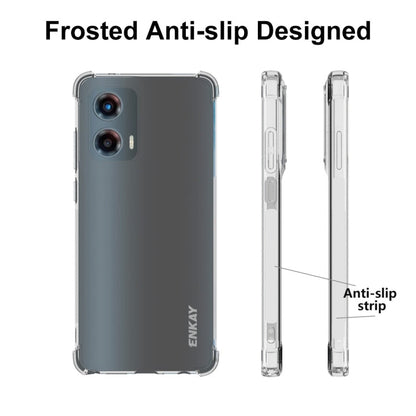 Pour Motorola Moto G Stylus 5G 2024 Coque de téléphone antichoc en TPU Transparent ENKAY Hat-Prince