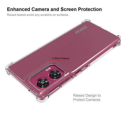 For Motorola Edge 50 Fusion ENKAY Hat-Prince Transparent TPU Shockproof Phone Case