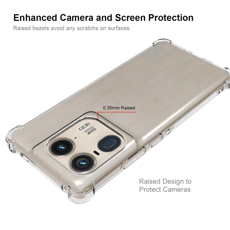 For Motorola Edge 50 Ultra ENKAY Hat-Prince Transparent TPU Shockproof Phone Case