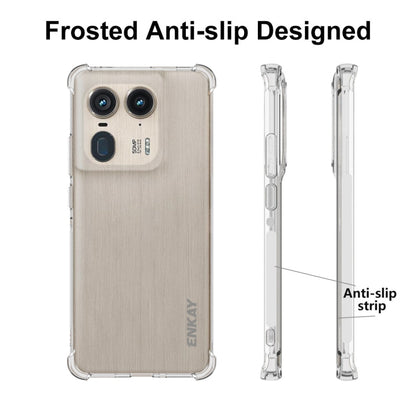 For Motorola Edge 50 Ultra ENKAY Hat-Prince Transparent TPU Shockproof Phone Case