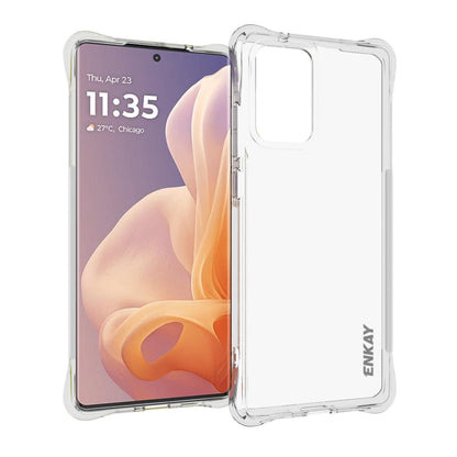 Pour coque de téléphone antichoc en TPU transparent ENKAY Hat-Prince pour Motorola Moto G85 5G
