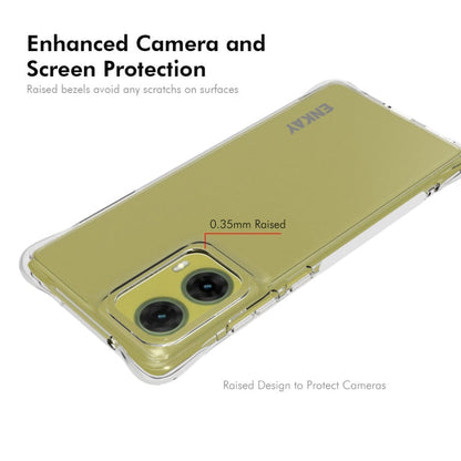 Pour coque de téléphone antichoc en TPU transparent ENKAY Hat-Prince pour Motorola Moto G85 5G