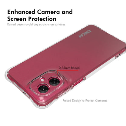 For Motorola Moto G55 5G ENKAY Hat-Prince Transparent TPU Shockproof Phone Case