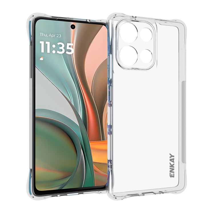 For Motorola Moto G75 5G ENKAY Hat-Prince Transparent TPU Shockproof Phone Case