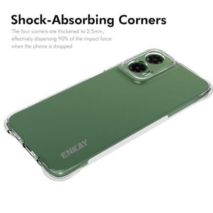 For Motorola Moto G35 5G ENKAY Hat-Prince Transparent TPU Shockproof Phone Case