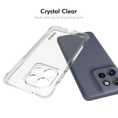 Pour Motorola Edge 50 Neo 5G ENKAY Hat-Prince Coque de téléphone antichoc transparente en TPU