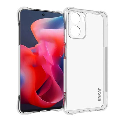 Pour Motorola Moto G05 4G Coque de téléphone antichoc en TPU Transparent ENKAY Hat-Prince