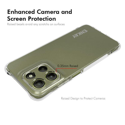 For Motorola Moto G15 4G ENKAY Hat-Prince Transparent TPU Shockproof Phone Case