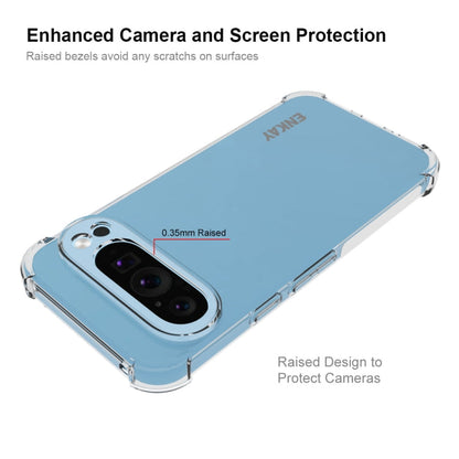 For Google Pixel 9 Pro ENKAY Hat-Prince Transparent TPU Shockproof Phone Case