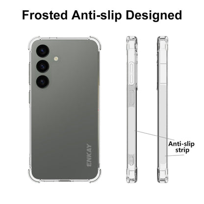 For Samsung Galaxy S24 5G ENKAY Hat-Prince Transparent TPU Shockproof Phone Case