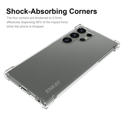 For Samsung Galaxy S24 Ultra 5G ENKAY Hat-Prince Transparent TPU Shockproof Phone Case