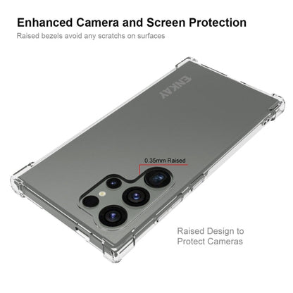 For Samsung Galaxy S24 Ultra 5G ENKAY Hat-Prince Transparent TPU Shockproof Phone Case