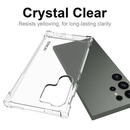 For Samsung Galaxy S24 Ultra 5G ENKAY Hat-Prince Transparent TPU Shockproof Phone Case