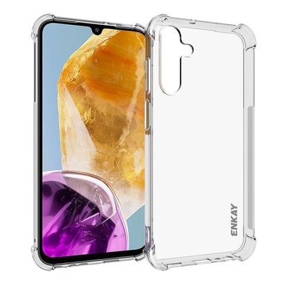 For Samsung Galaxy F15 / M15 ENKAY Hat-Prince Transparent TPU Shockproof Phone Case