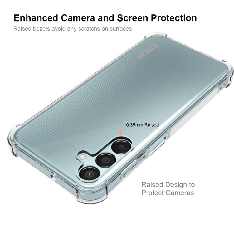 For Samsung Galaxy F15 / M15 ENKAY Hat-Prince Transparent TPU Shockproof Phone Case