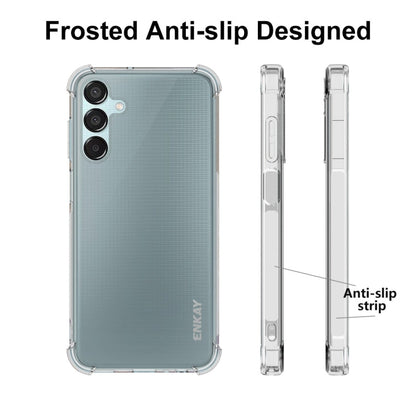 For Samsung Galaxy F15 / M15 ENKAY Hat-Prince Transparent TPU Shockproof Phone Case