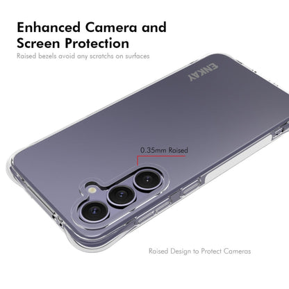 For Samsung Galaxy S24 FE 5G ENKAY Hat-Prince Transparent TPU Shockproof Phone Case